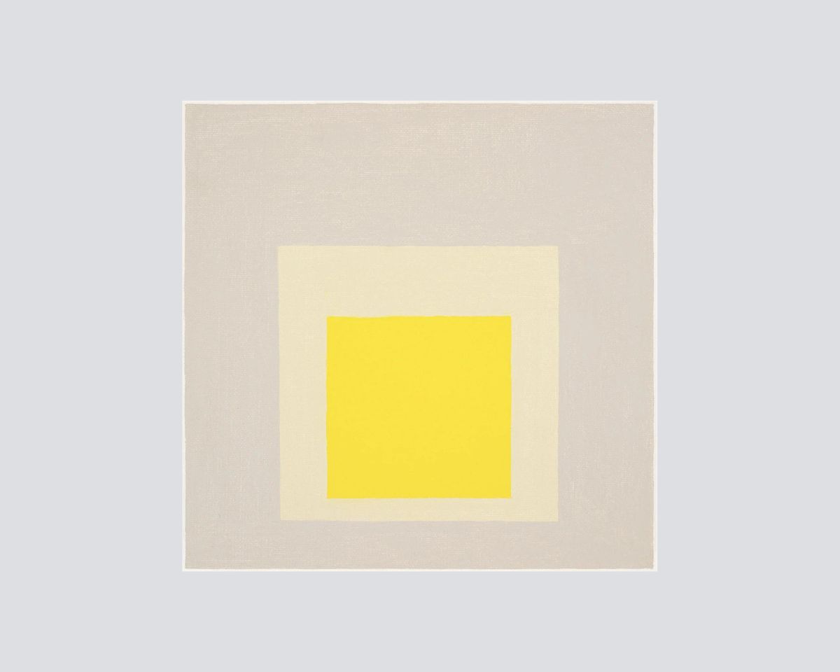 Josef Albers Study for Homage to the Square Lone Light