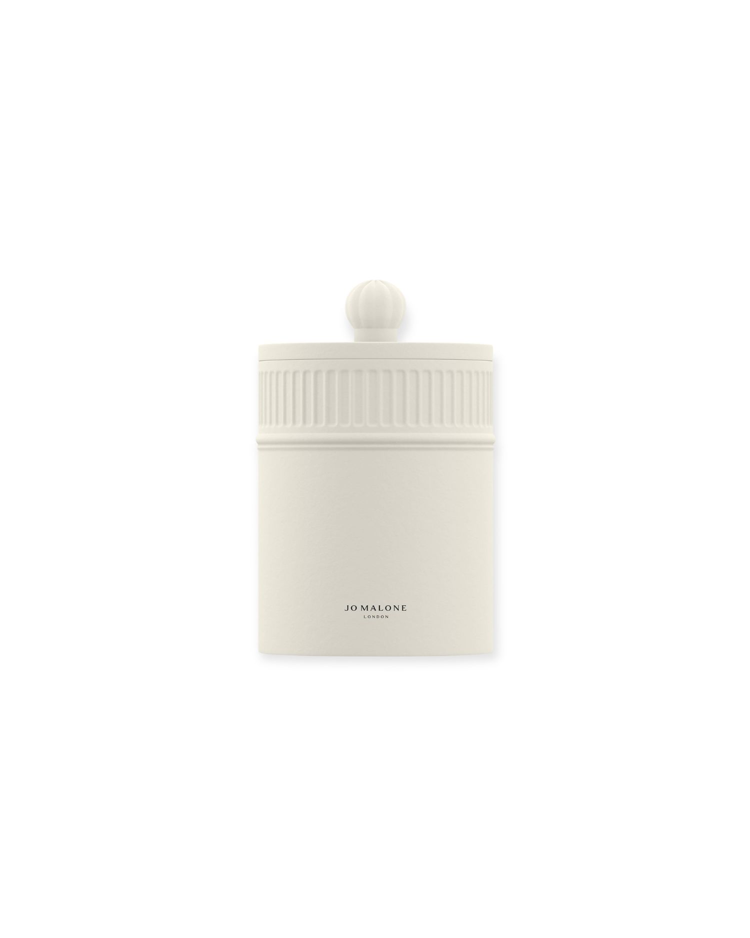 Jo Malone Fresh Fig Cassis Scented Candle Bisque Ceramic 10.6 oz Jo Malone fresh fig and cassis candle in bisque ceramic vessel with embossed logo and lid